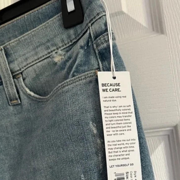 Hudson Jeans Blair Distressed High Rise Straight Leg Jeans 26 - Picture 2 of 4